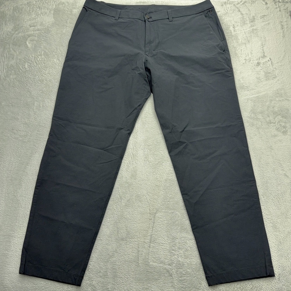 Lululemon Pant Mens 38 Grey Commission Classic Fit Warpstreme